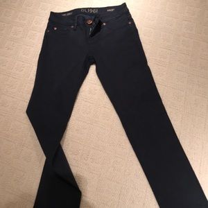 DL1961 black skinny jeans stretch